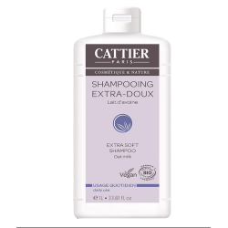 Cattier Shampooing Extra Doux Usage Quotidien 1L