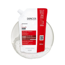 Vichy Dercos technique shampoing stimulant anti chute energy+ éco recharge 500 ml