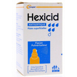 Cooper Hexicid antiseptique flacon pulvérisateur 50 ml