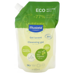 Mustela Gel Lavant Bio Éco-Recharge 400 ml