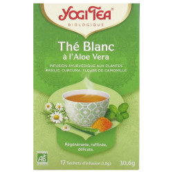 Yogi Tea Thé Blanc à l'Aloe Vera Bio 17 Sachets