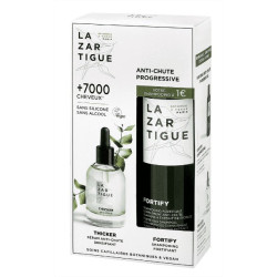 Lazartigue Coffret Anti-chute progressive sérum + shampoing