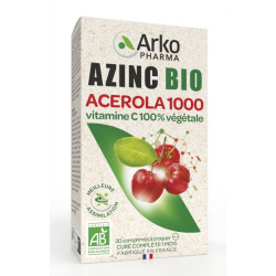 ARKO AZINC NAT ACEROLA 1000 BIO B/30 CPS