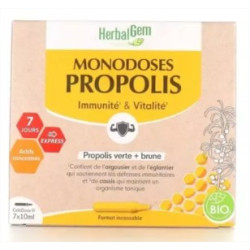 Herbalgem Monodoses Propolis Immunité & Vitalité 7x10ml