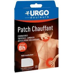 Urgo Patch chauffant Adhésif 13×9,5cm 2 Patchs