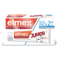 Elmex Junior - Dentifrice 6-12 ans Anti-Caries, 2x75ml