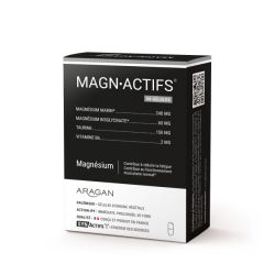 Aragan magnactifs magnésium 60 gélules