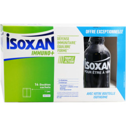 Isoxan Immuno Défenses Immunitaires 14 Sachets + Bouteille Isotherme Offerte