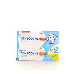 Sensodyne Junior Pro-émail Dentifrice 6-12 ans Bi tube