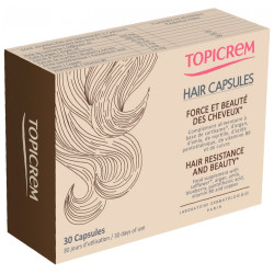 Topicrem Hair Capsules Force et Beauté des Cheveux 30 Capsules