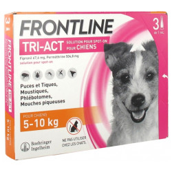 Frontline TRI-ACT Chiens 5-10 kg 3 Pipettes