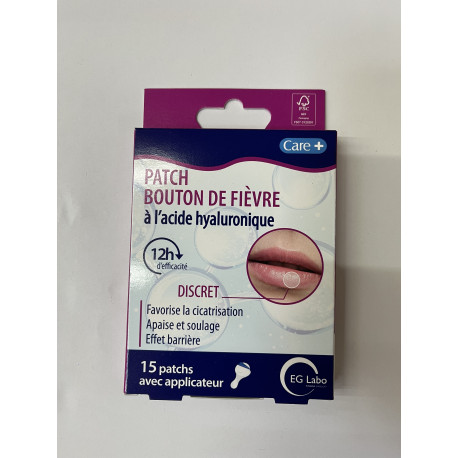 Care + Patch bouton de fièvre avec applicateur x 15