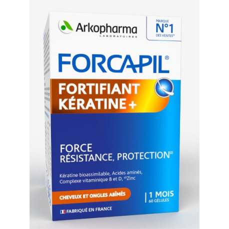 FORCAPIL FORTIF KERATINE B/60 GELU NEW