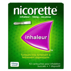 Nicorette Inhaleur 10 mg 42 cartouches