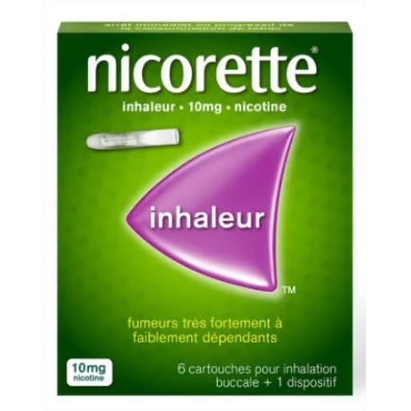 Nicorette Inhaleur 10 mg 6 cartouches