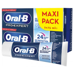Oral-B Pro-Expert Protection Professionnelle Menthe Extra-Fraîche Lot de 2 x 75 ml