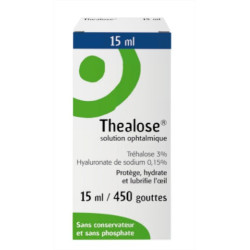 THEALOSE SOL STER OPHTALMIQUE FL15ML
