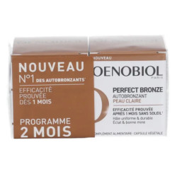 Oenobiol Perfect Bronze Autobronzant Peaux Claires 2x30 Capsules