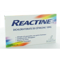 Reactine 7 comprimés