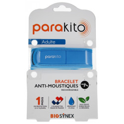 Parakito Bracelet Anti-Moustiques Adulte - Bleu