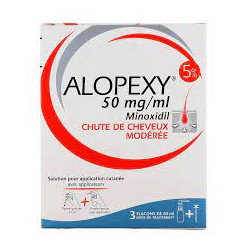 Alopexy 5 % 3 flacons de 60ml
