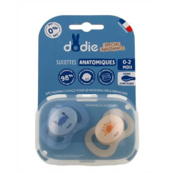 Dodie Sucette Physiologique Silicone 0-6 Mois P33