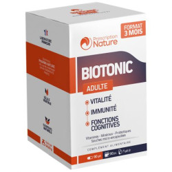 Prescription Nature Biotonic Adulte 90 Gélules