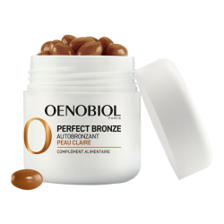 Oenobiol Perfect Bronze auto-bronzant peau claire 30 capsules