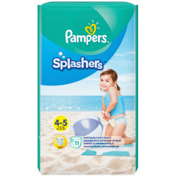 Pampers Splashers taille 4-5 9-15 kg 11 couches