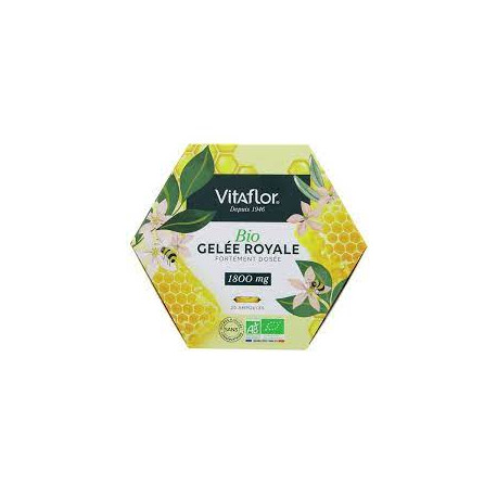 Vitaflor Bio Gelée Royale 1800mg 20 Ampoules