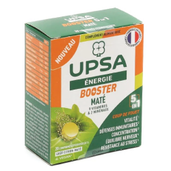 Upsa Energie Booster Maté 5 en 1 20 comprimés effervescents