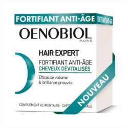 Oenobiol Hair Expert Fortifiant Anti-Âge - Cheveux Dévitalisés - 30 Capsules