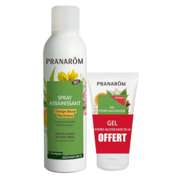 Pranarom Aromaforce Spray assainissant 150 ml + gel hydro-alcoolique 50 ml offert