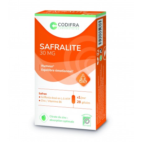Safralite 30 mg 28 gélules