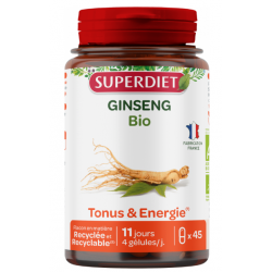 Superdiet Ginseng bio 45 gélules