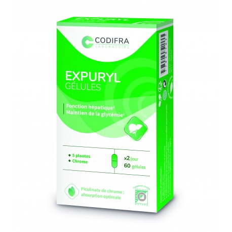 Codifra Expuryl 60 gélules