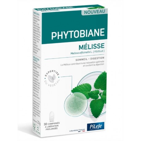 Pileje Phytobiane Mélisse 30 Comprimés