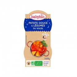 Babybio Bols Patate douce & Légumes du soleil 200g x2