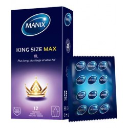 Manix King size max 12 préservatifs