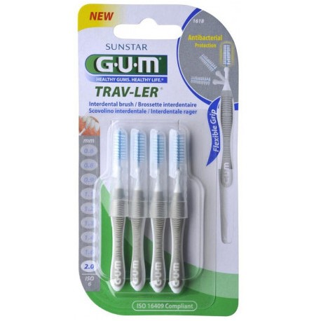 Gum Trav-Ler brossette interdentaire 2,0mm x4