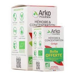 Arkopharma Ginkgo Bio 150 gélules + 45 Gélules Offertes