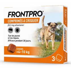 Frontpro Chien 28.3 mg M 4/10 kg 3 comprimés