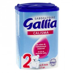 Gallia lait 2ème âge calisma 900g